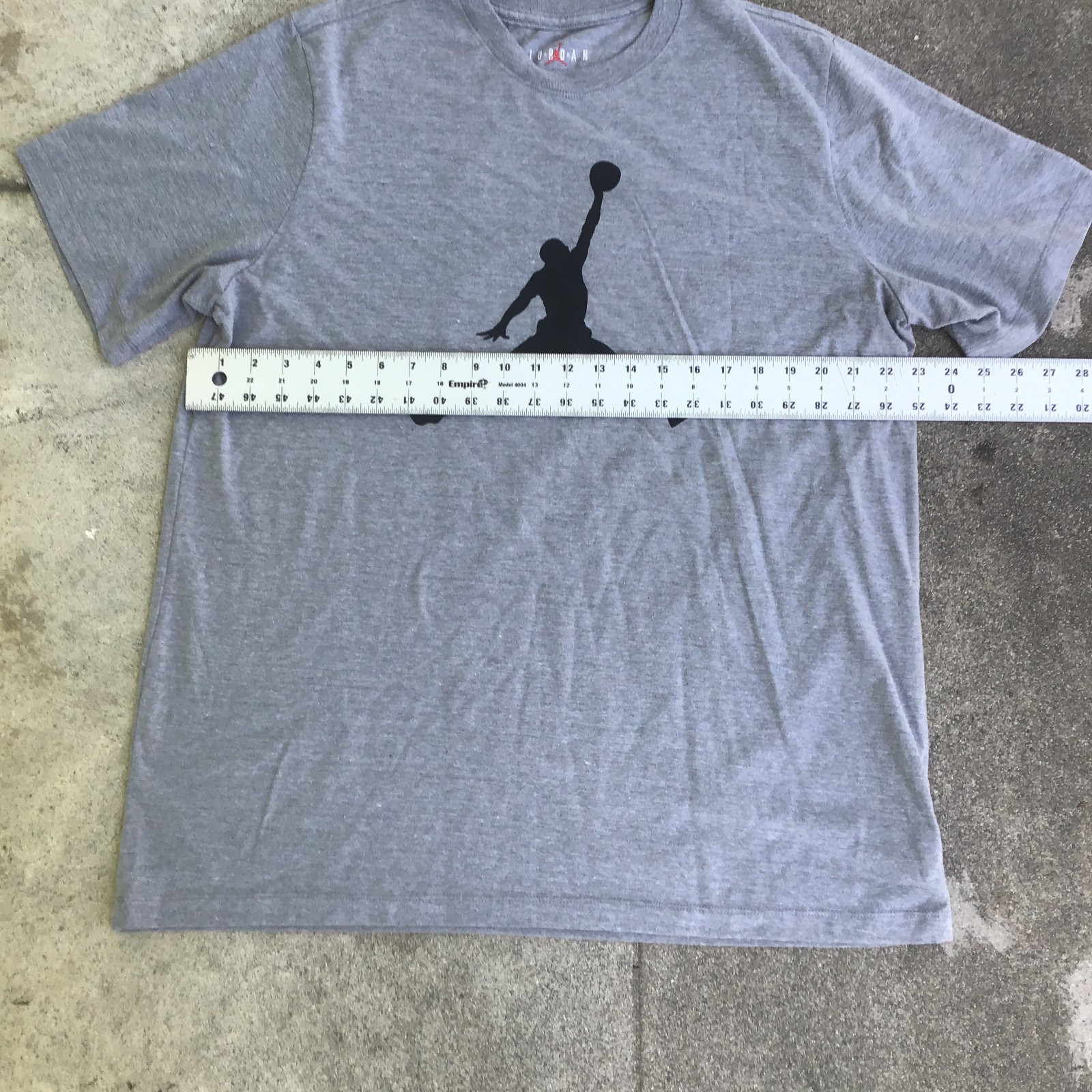 Jordan Jumpman Men XL Shirt Michael Jordan Logo Crew Neck Heather Gray gallery