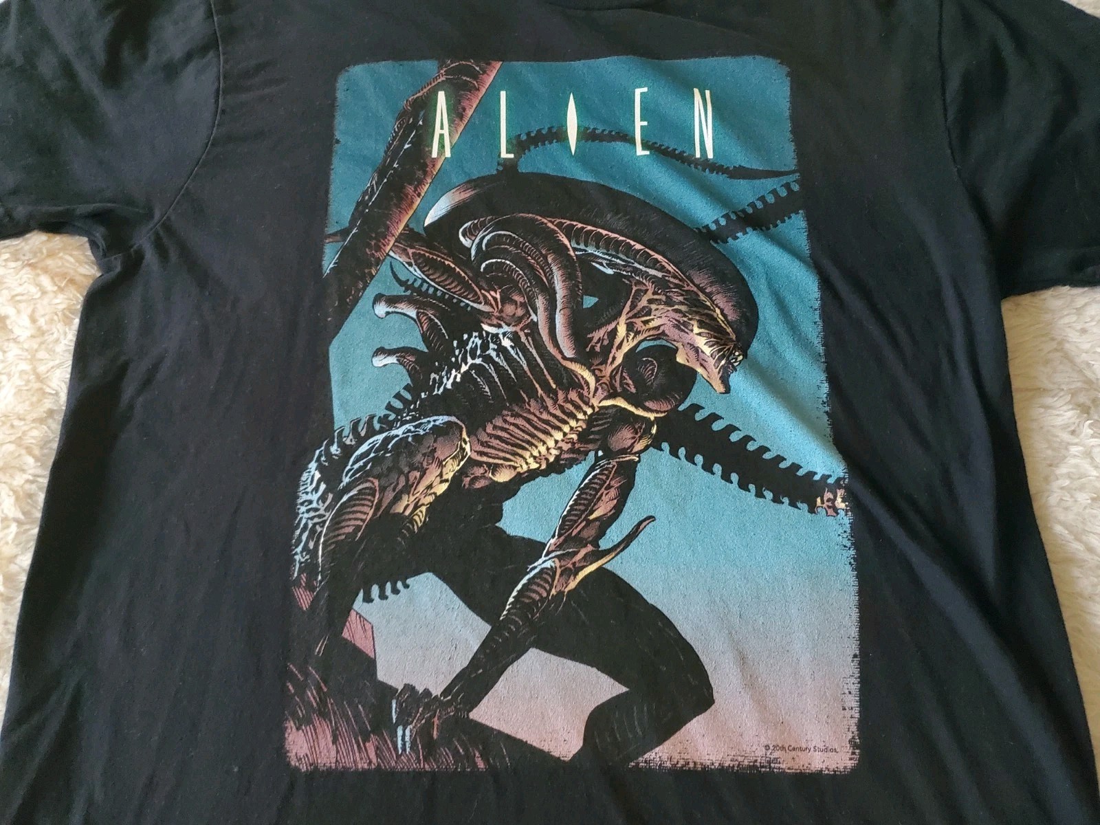 ALIEN Promo Medium T Shirt XENOMORPH Horror EXCELLENT 20th Century Fox Studios gallery