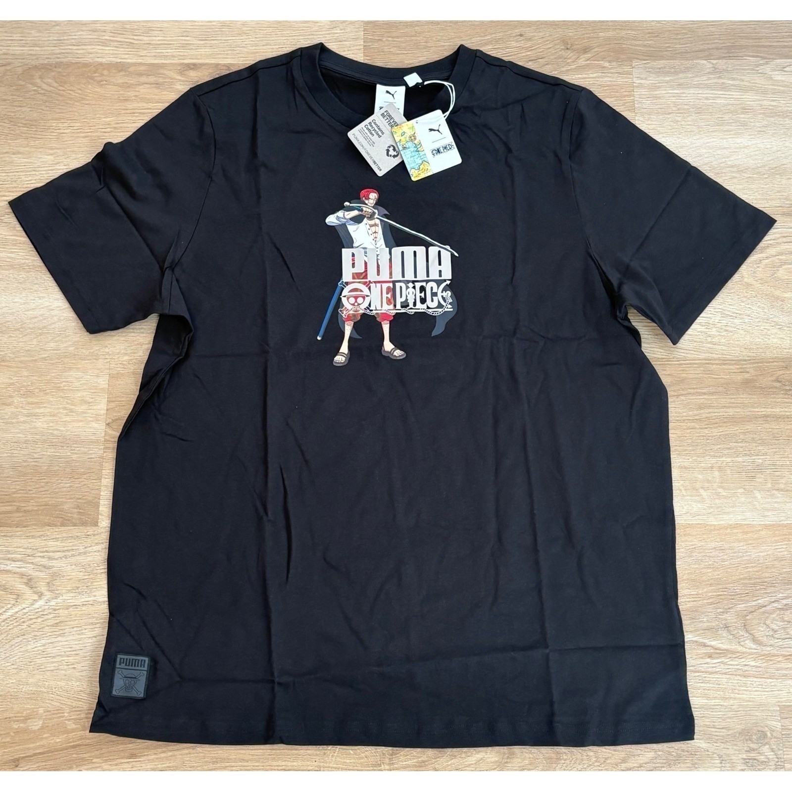 NWT Men's Puma x One Piece Shanks Graphic Tee - Small - Black gallery