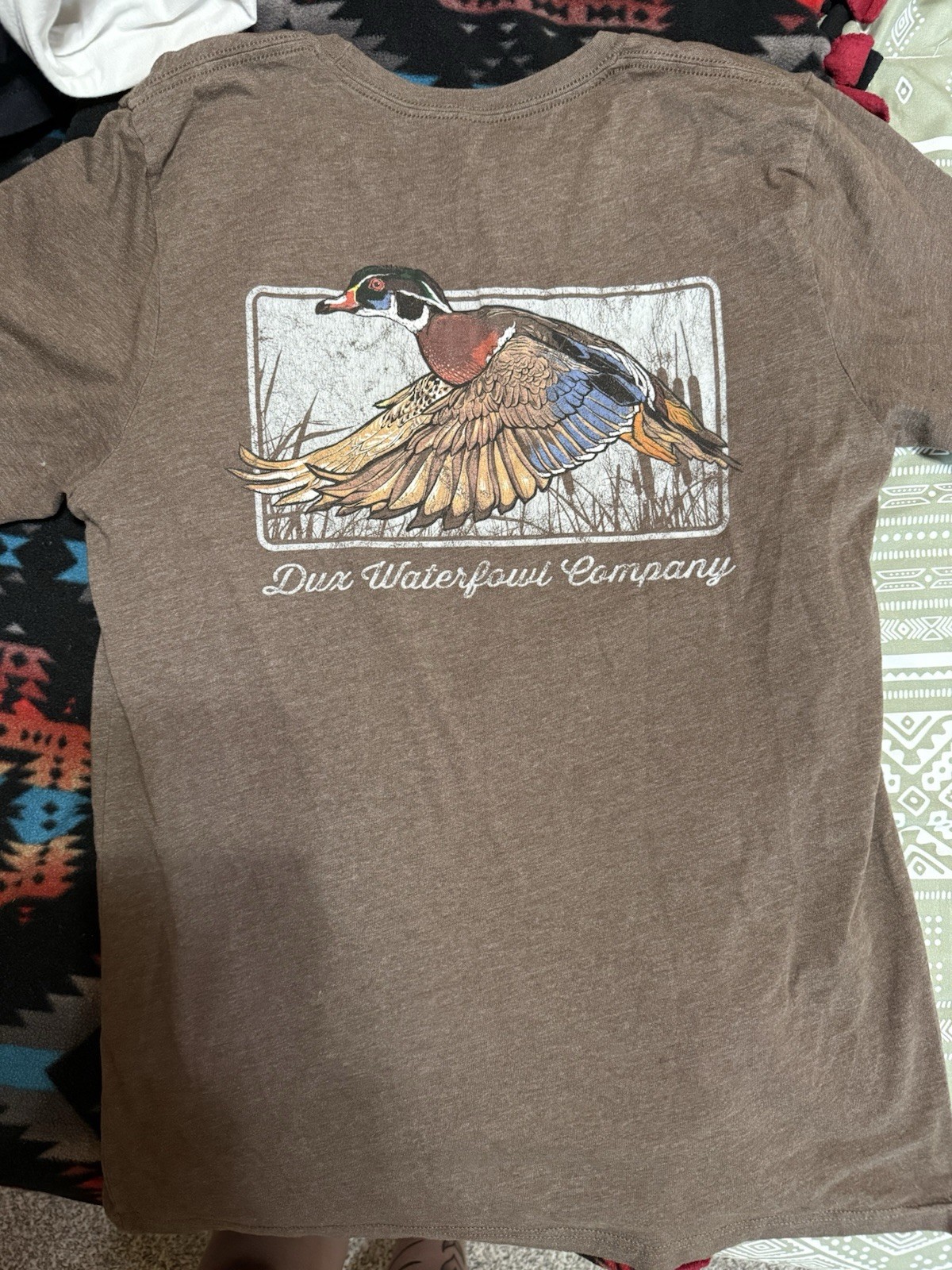 12 DUX Waterfowl Company Men’s Duck Hunting Graphic Tees M Crew Neck Cotton Knit gallery