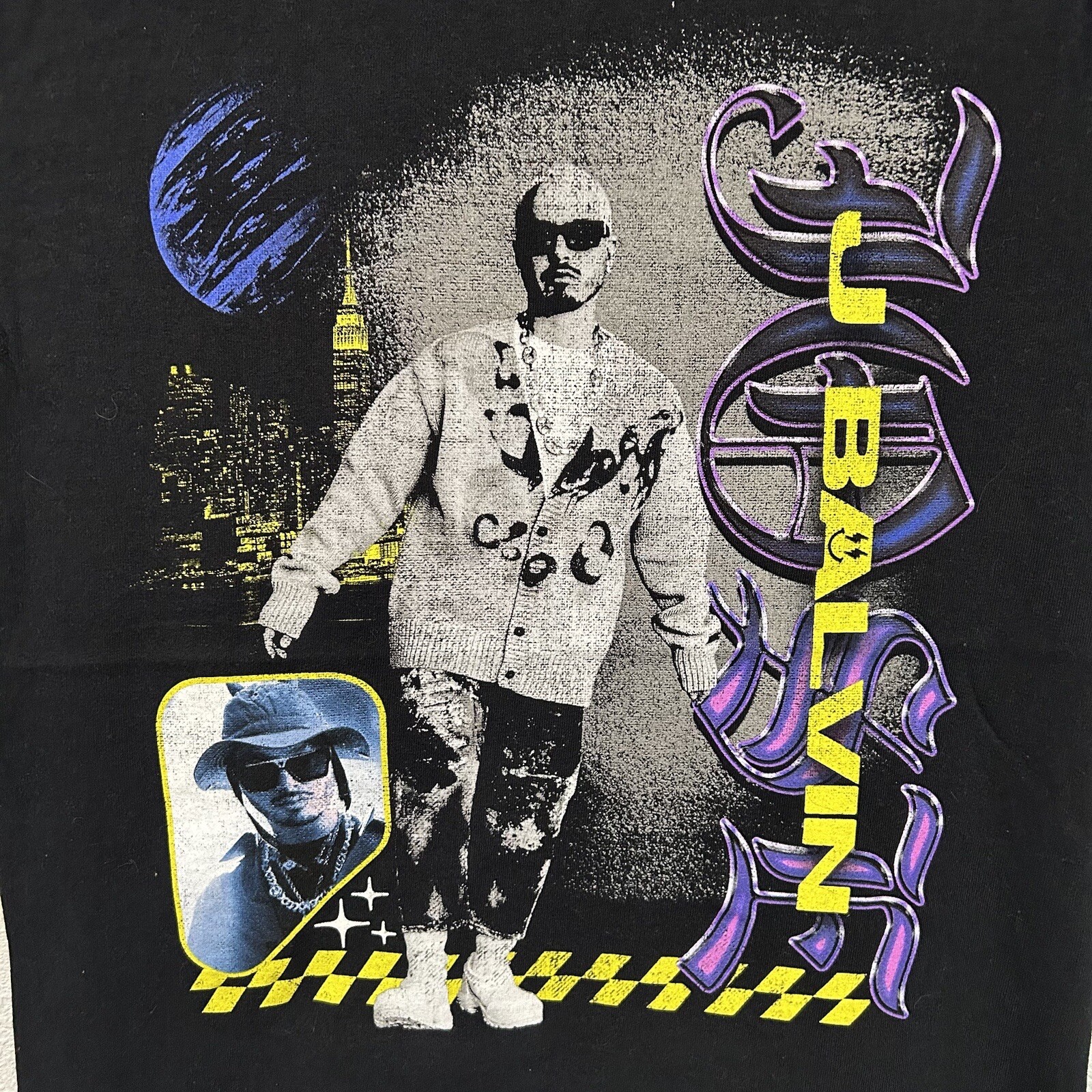 J Balvin T-Shirt Jose Men's Small Black Reggaeton Rap Tee gallery