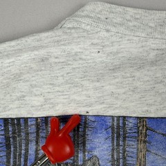 Vintage Jack Daniel’s Wildlife Series Timber Wolf T Shirt Gray Single Stitch XL