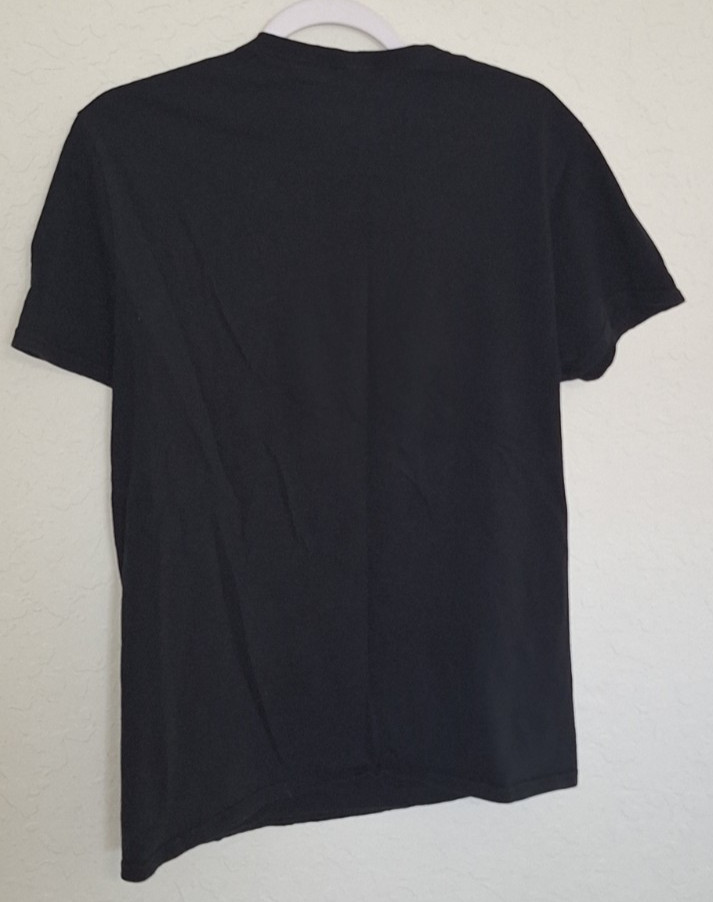 Death Row Records Electric Chair Red Logo Black T-Shirt Mens M Medium 2PAC Snoop gallery