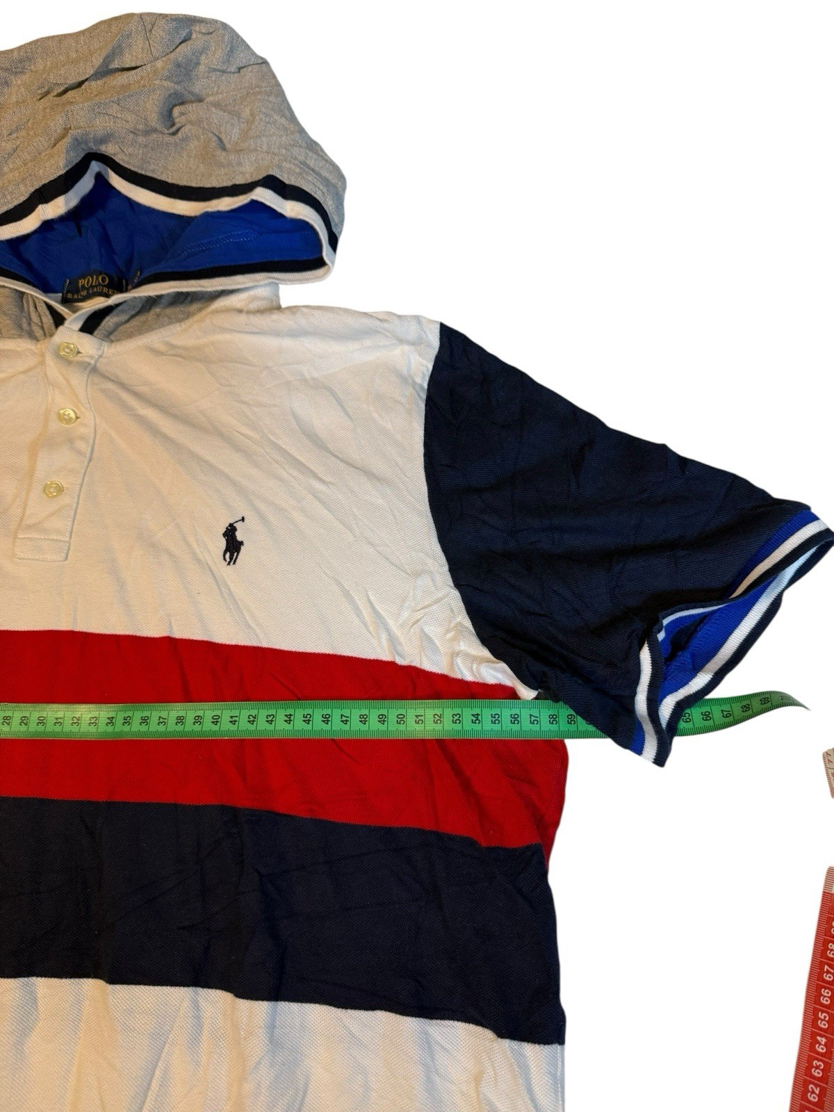 Polo Ralph Lauren, FLAW, Polo, Size: XL, CLASSIC FIT, Grey, Print, Men's T62 gallery