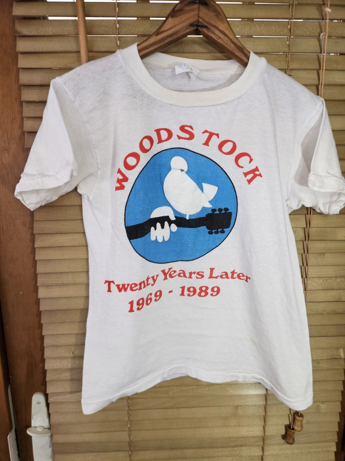 True Vintage 80s Woodstock Music Festival 20th Anniversary Band Tee T Shirt S gallery