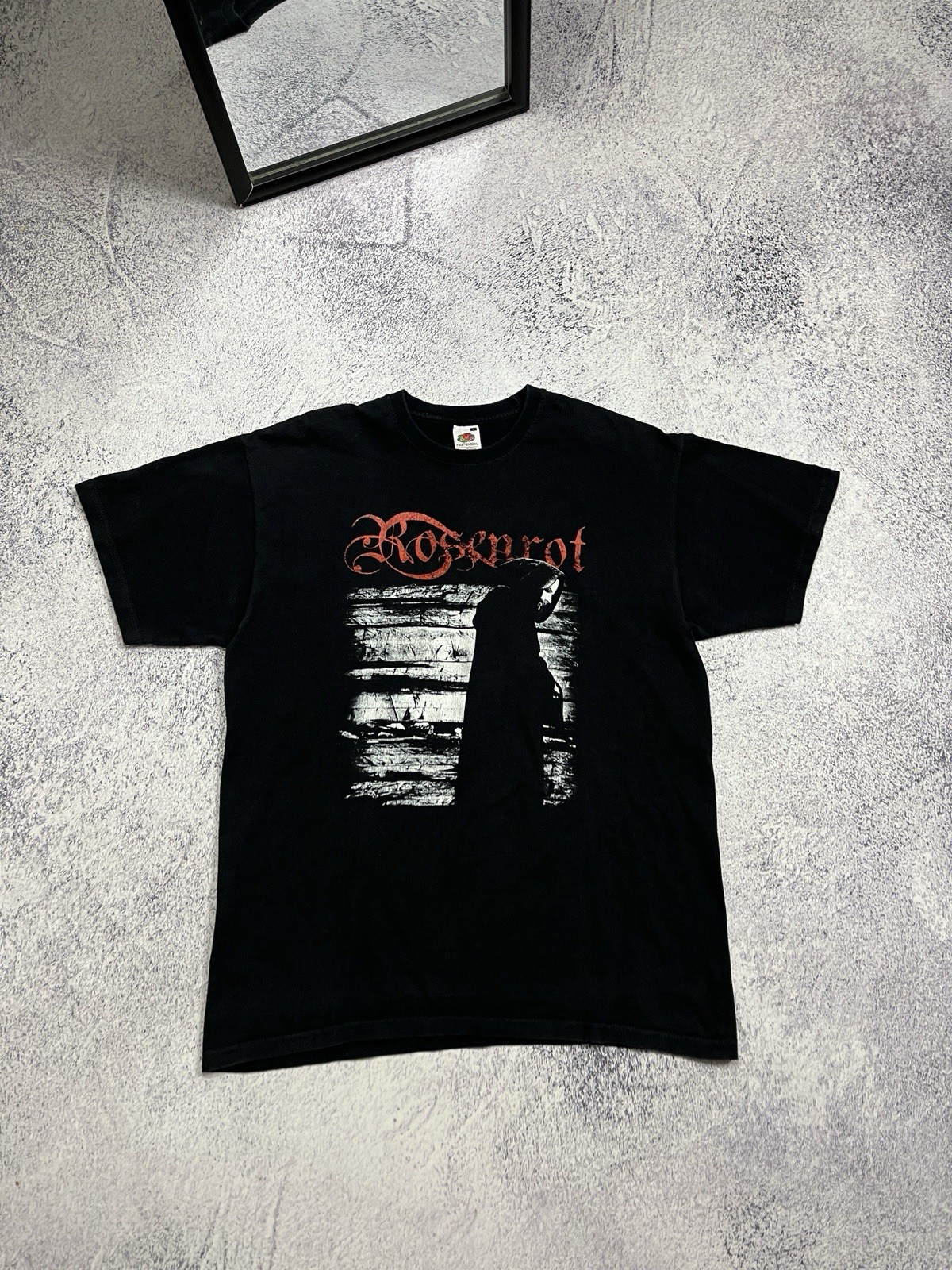 Vintage 2000s Rammstein Rosenrot Graphic T Shirt Rock Band Tee Men’s Size L gallery