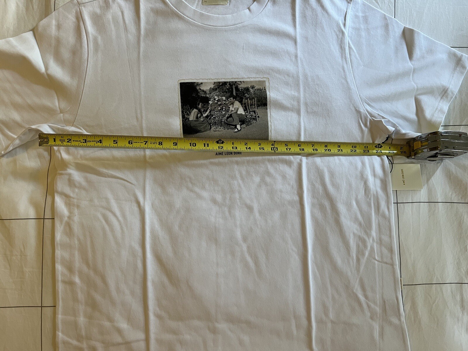 Aime Leon Dore ALD / Spring Photo White Short-Sleeve Logo Tee T-Shirt XXL SS23 gallery