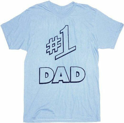 Adult Men's NBC Sitcom Comedy Seinfeld Morty #1 Dad Light Blue T-shirt Tee gallery