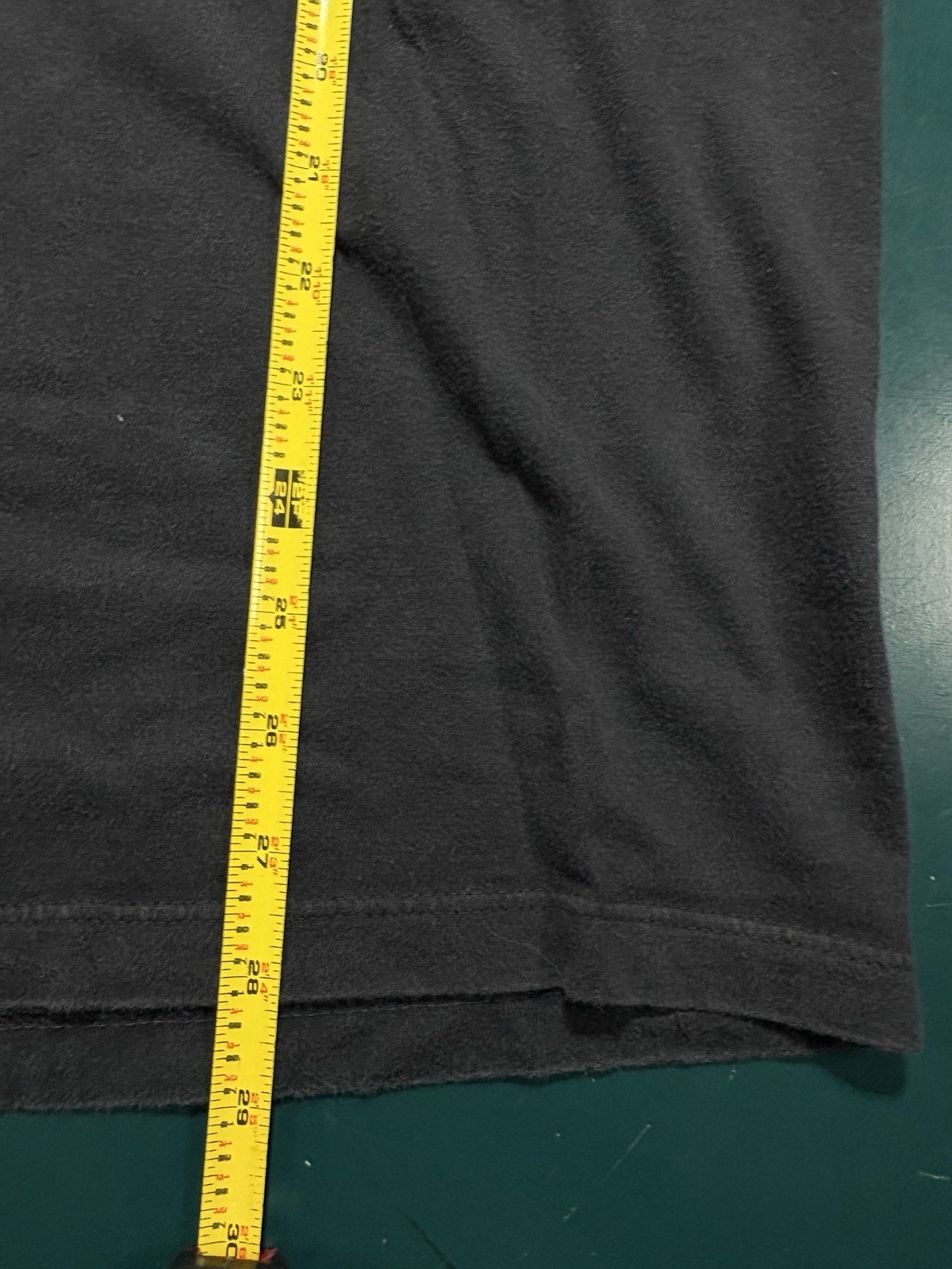 Vintage 80s JCPenney Towncraft Selvedge Pocket T-Shirt Large Black Single Stitch gallery