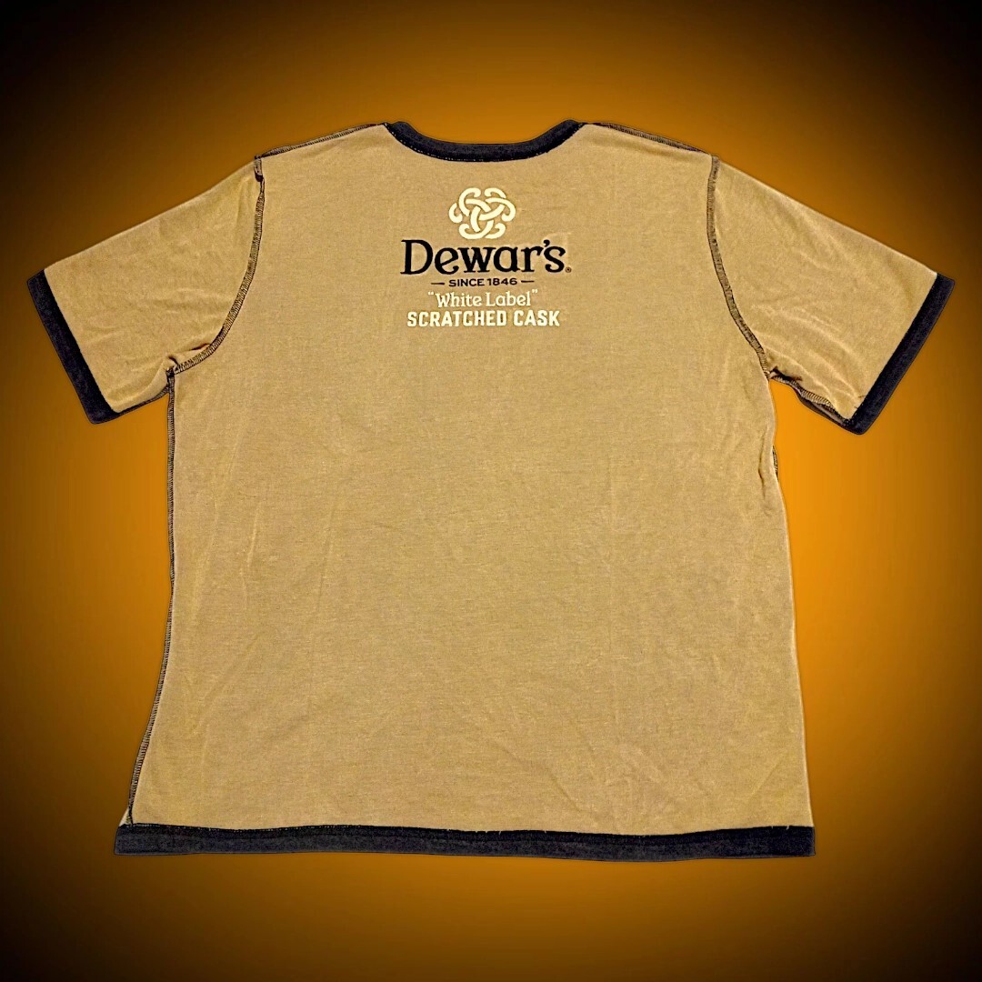 Dewar's High-End Gold & Black SS Reversible Crew Neck Luxury Knit Shirt M-L-XL gallery