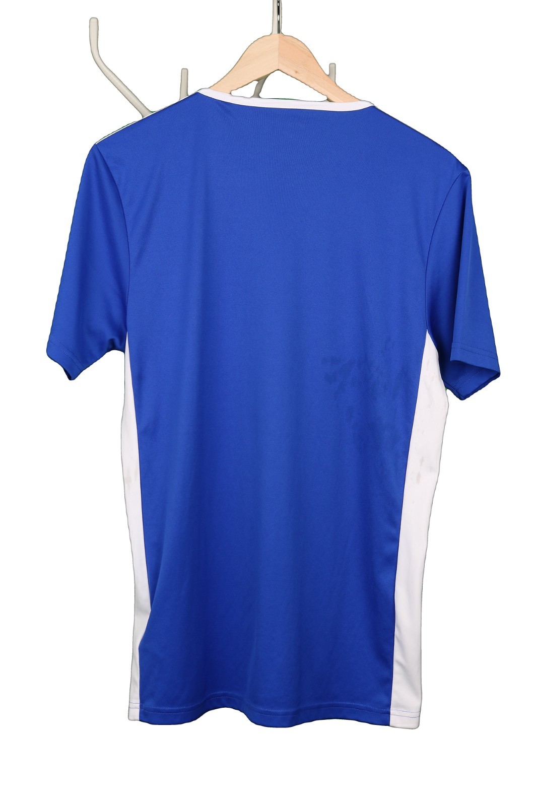 Adidas T-Shirt Blue short Sleeve Polyester Small S 34-36 in Mens gallery