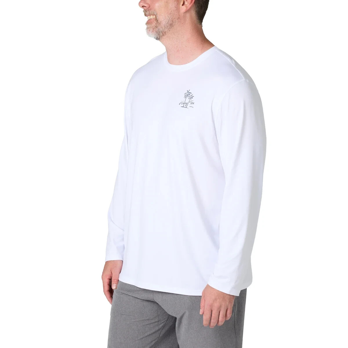 Hang Ten Men's Long Sleeve Sun Tee, UPF 50+, Quick-dry fabric, Lightweight gallery