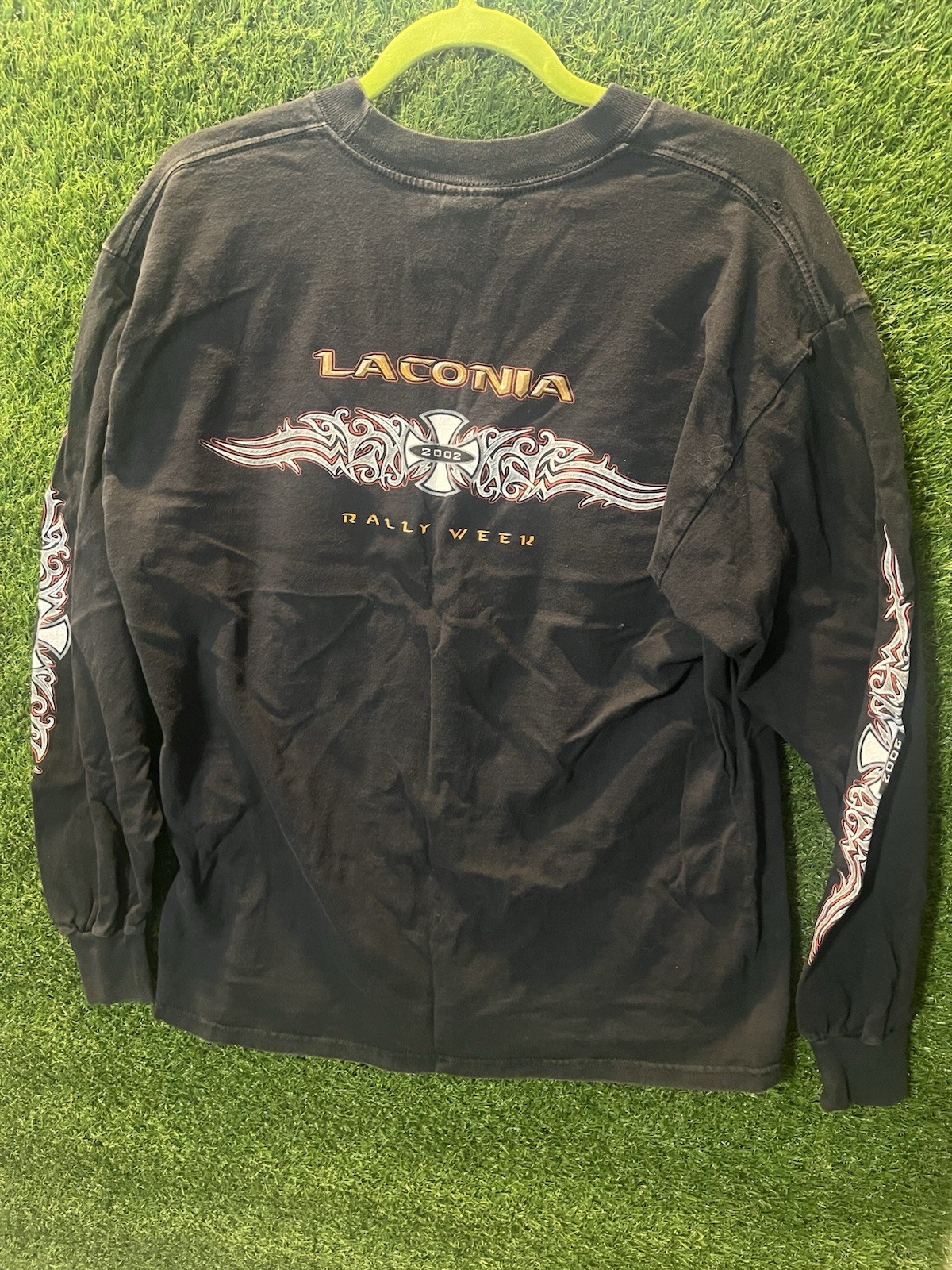 - T-shirt 2002 Motorcycle Rally Laconia New Hampshire Large Small Hole As Shown gallery