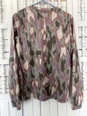 Columbia men’s medium stretch abstract camo OMNI-SHADE long sleeve shirt Z12