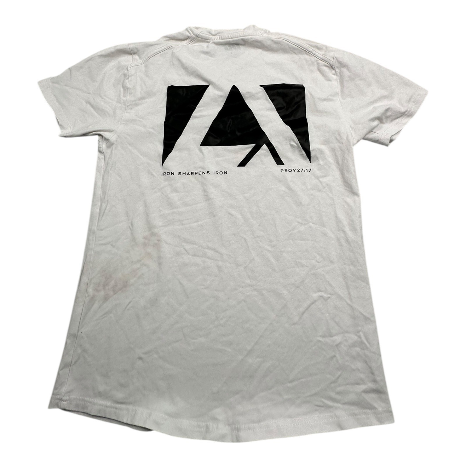 Elite Training White Graphic T Shirt Size S Cotton Spandex gallery