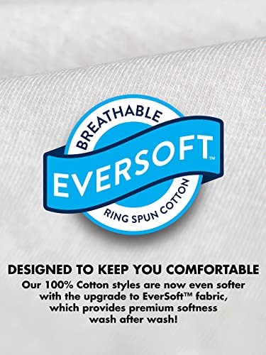 Fruit Of The Loom Men's Eversoft Cotton Stay Tucked Crew T-shirt, Tall gallery