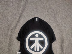 AELIZA studio Design unique collection Oversized Logo Black Shirt