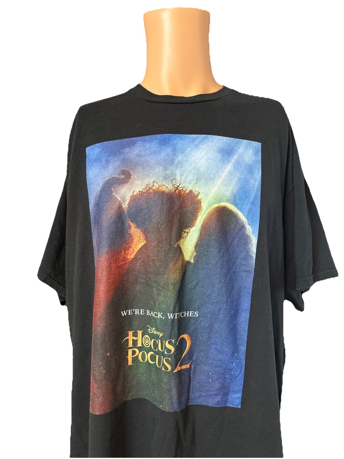 Disney HOCUS POCUS 2 We’re Back, Witches Black Movie Promo Shirt Size 2XL Mens gallery