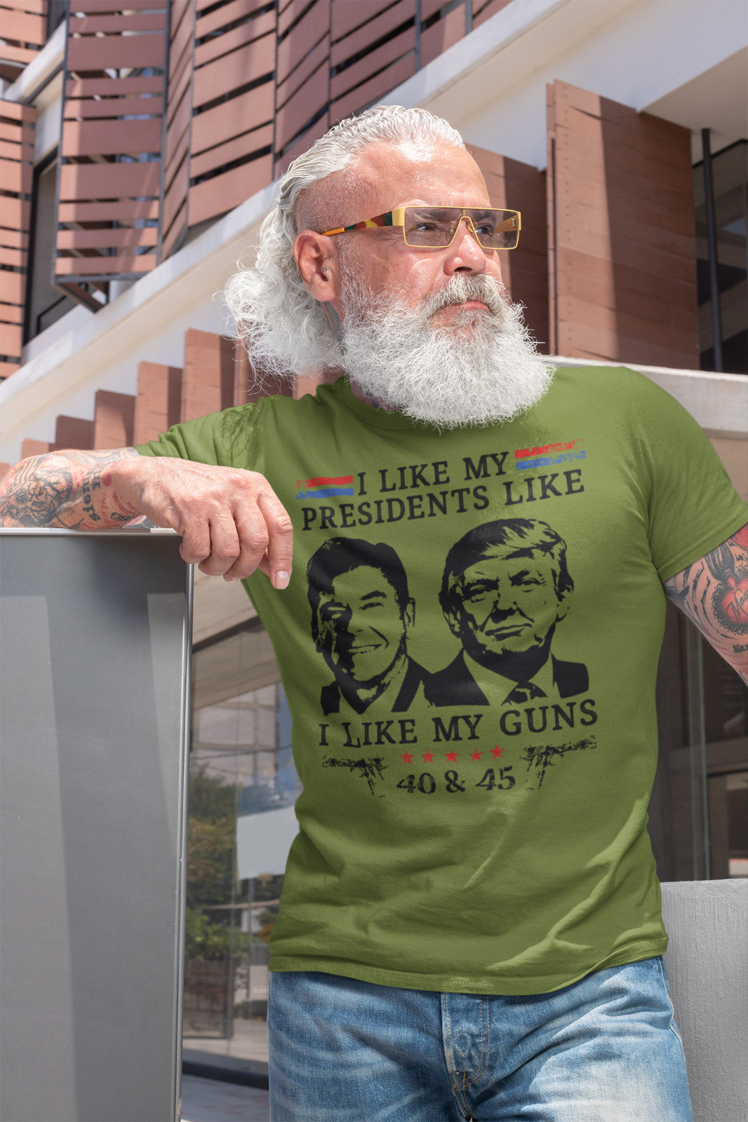 Donald Trump Support Trump Reagan Like My Presidents MAGA 2024 Election T-Shirt gallery