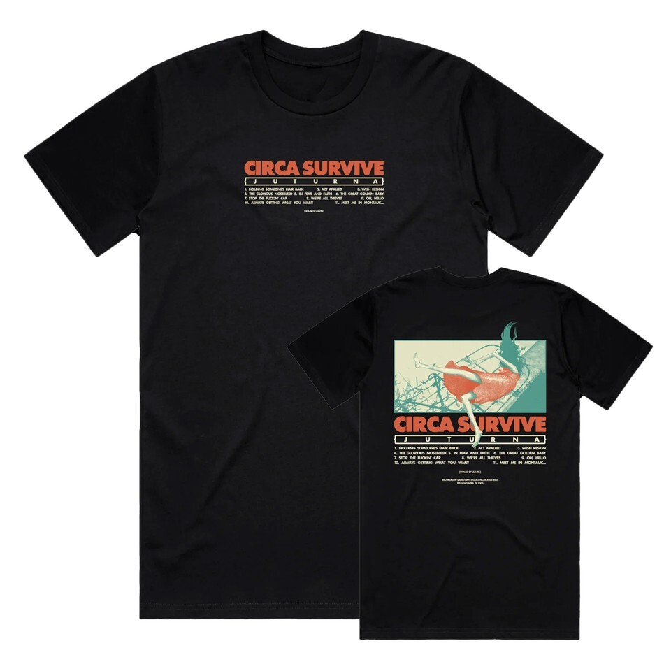 NEW Circa Survive Juturna Double Side Black All Size Gift OM276