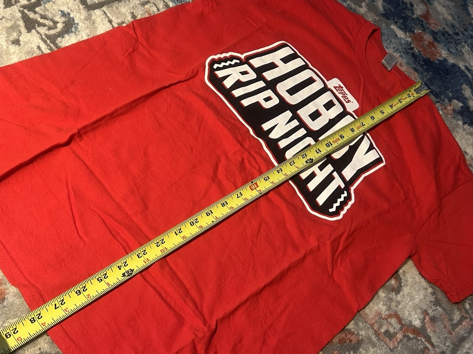 Topps Hobby Rip Night Red T Shirt Mn’s size Medium gallery