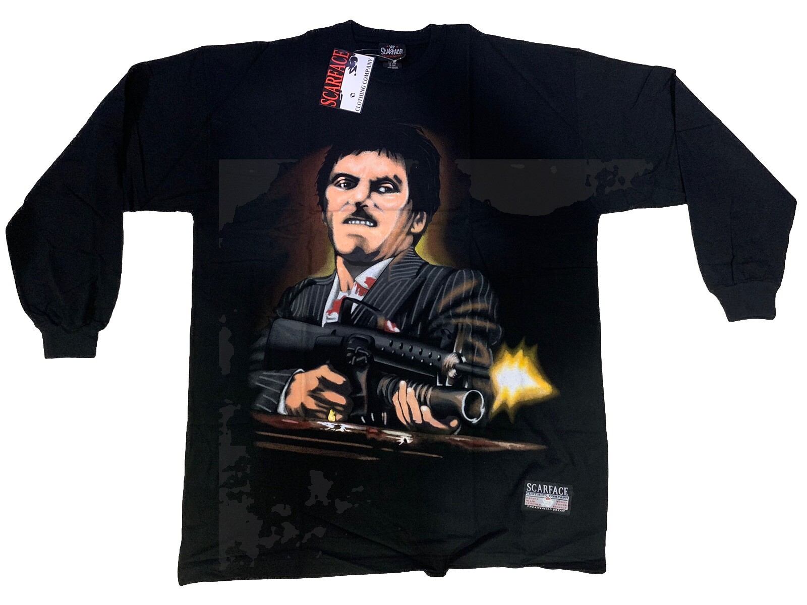 Vintage Y2K Scarface Clothing Co. Licensed Tony Montana Big & Tall 2X, 3X-5X NWT gallery