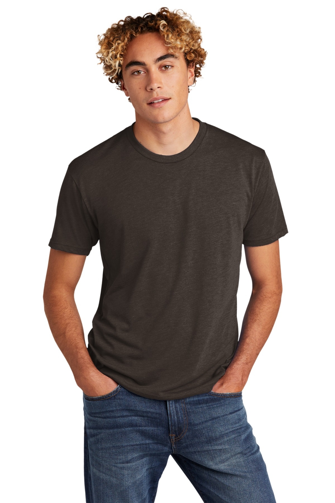 Pack Of 5 Next Level 6010 Unisex Short Sleeve Tri Blend Crew Neck T-Shirt gallery