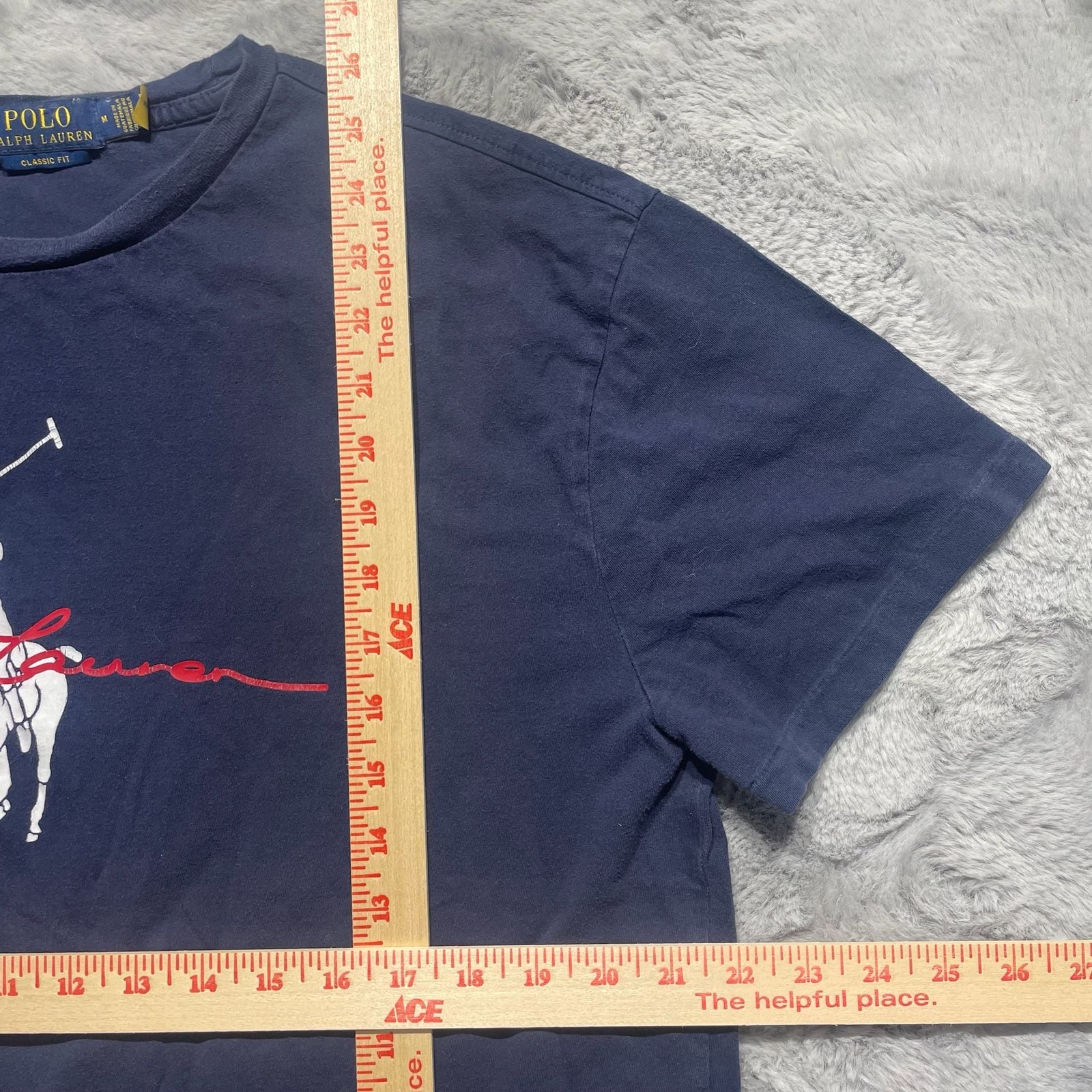 Polo Ralph Lauren Classic Fit Navy Big Pony Logo T-Shirt gallery
