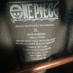 One Piece Straw Hat Crew Graphic Black Men’s T-Shirt XL Cotton Crew Neck Short …