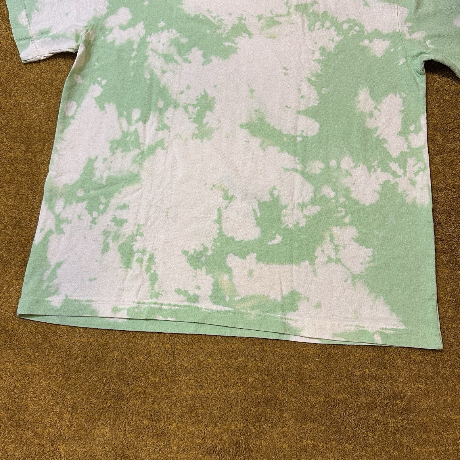 Medium Machus Private Label Tie Die Premium T Shirt Key Lime Green White PDX gallery