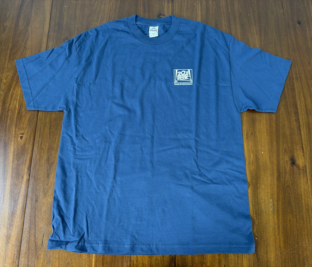 20th Century Fox Home Entertainment AAA Blue Shirt Size XL Vintage