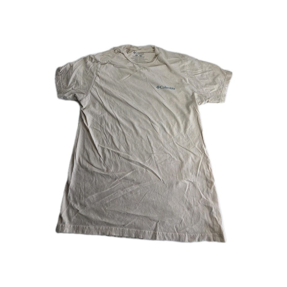 Columbia Men’s Medium Short Sleeve Bear Graphic T-Shirt Black Outdoors Hiking