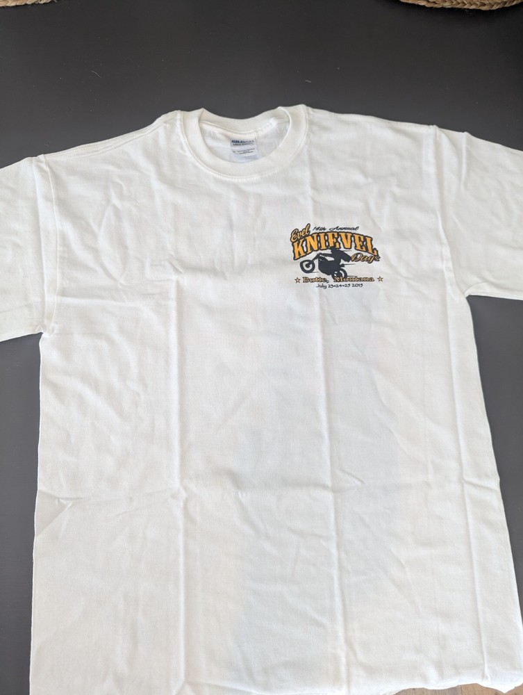14 th annual 2015 Evel Knievel Days – Butte Montana T-Shirt 3 med , 1sm left