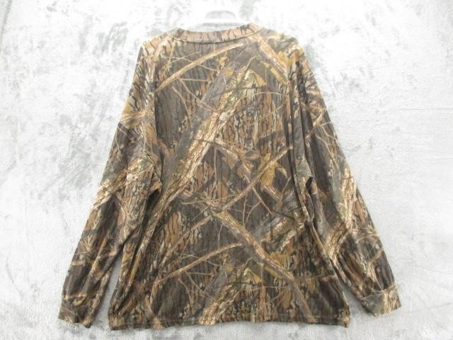 Vintage Mossy Oak T Shirt Mens 3XL Brown Camo Long Sleeve Crewneck Hunting Tee gallery