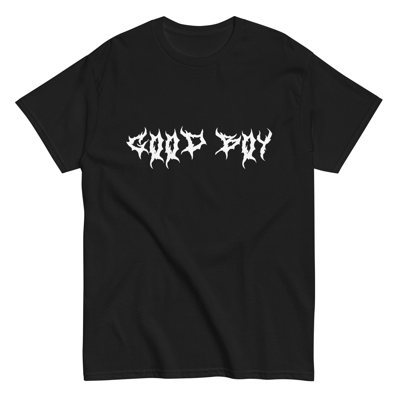 Mens Black Good Boy Cotton Shirt BDSM Kinky Submissive Tee