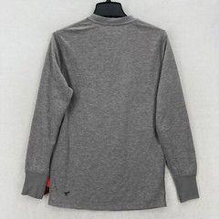 Terramar Heavyweight Merino Wool Thermal Crew Shirt Mens Small Gray Hiking Camp