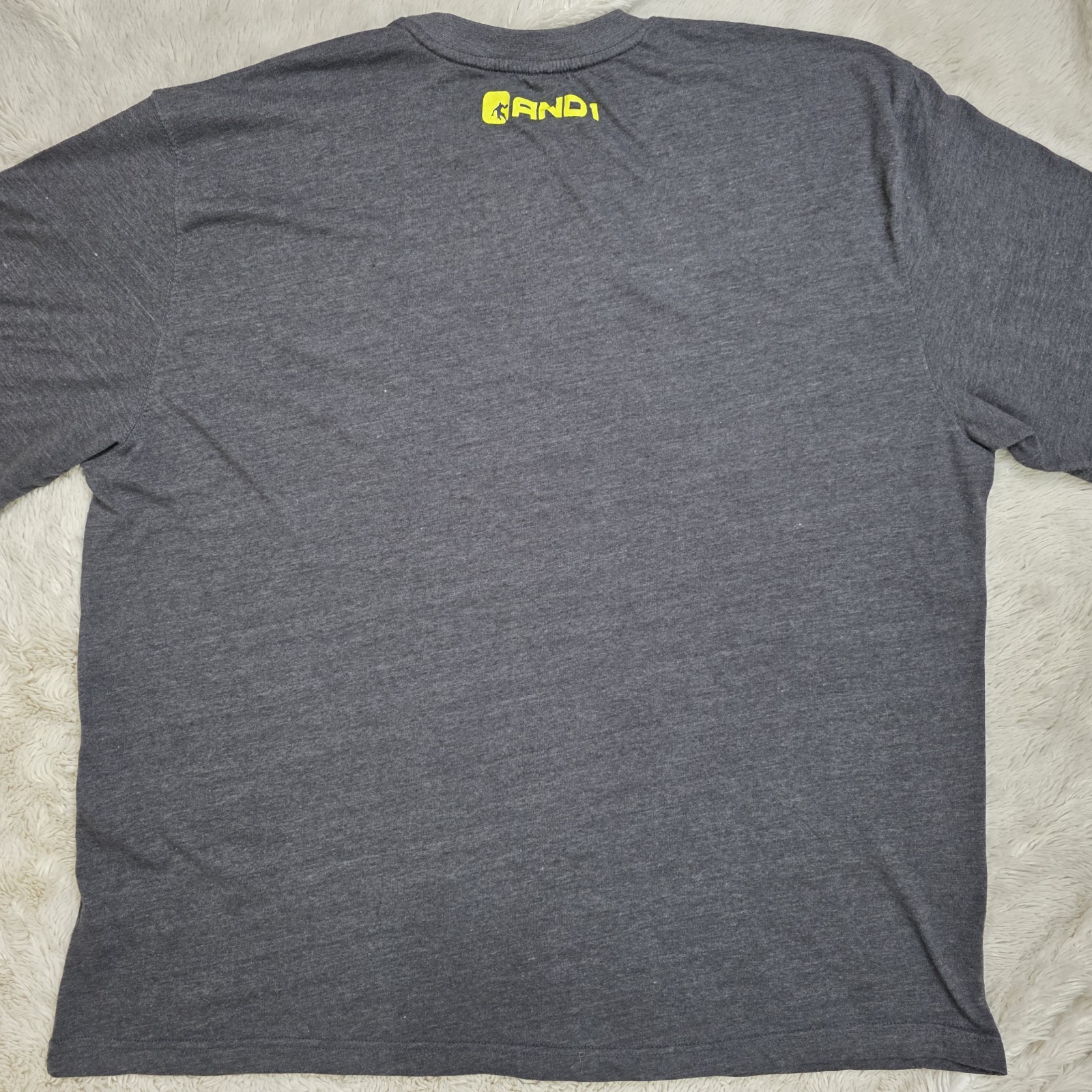 And1 Men's T-Shirt Size 3XL, Graphic Print On Gray gallery