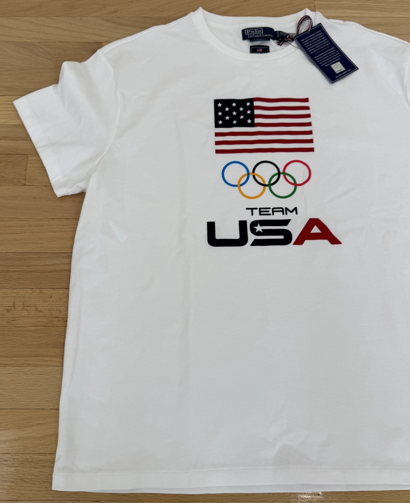 Polo Ralph Lauren Men's Olympic Graphic Team USA Flag Print T-Shirt White S-XL gallery
