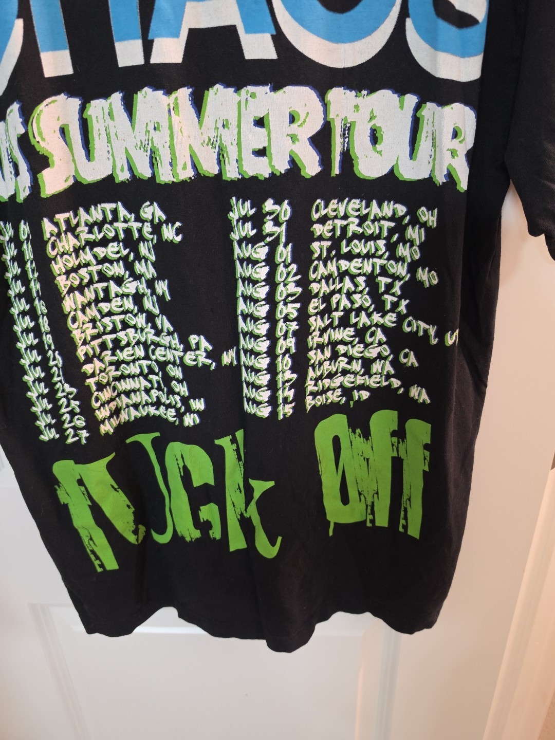 Playboi Carti Canceled Chaos Summer Tour Shirt Size L Large Rare gallery