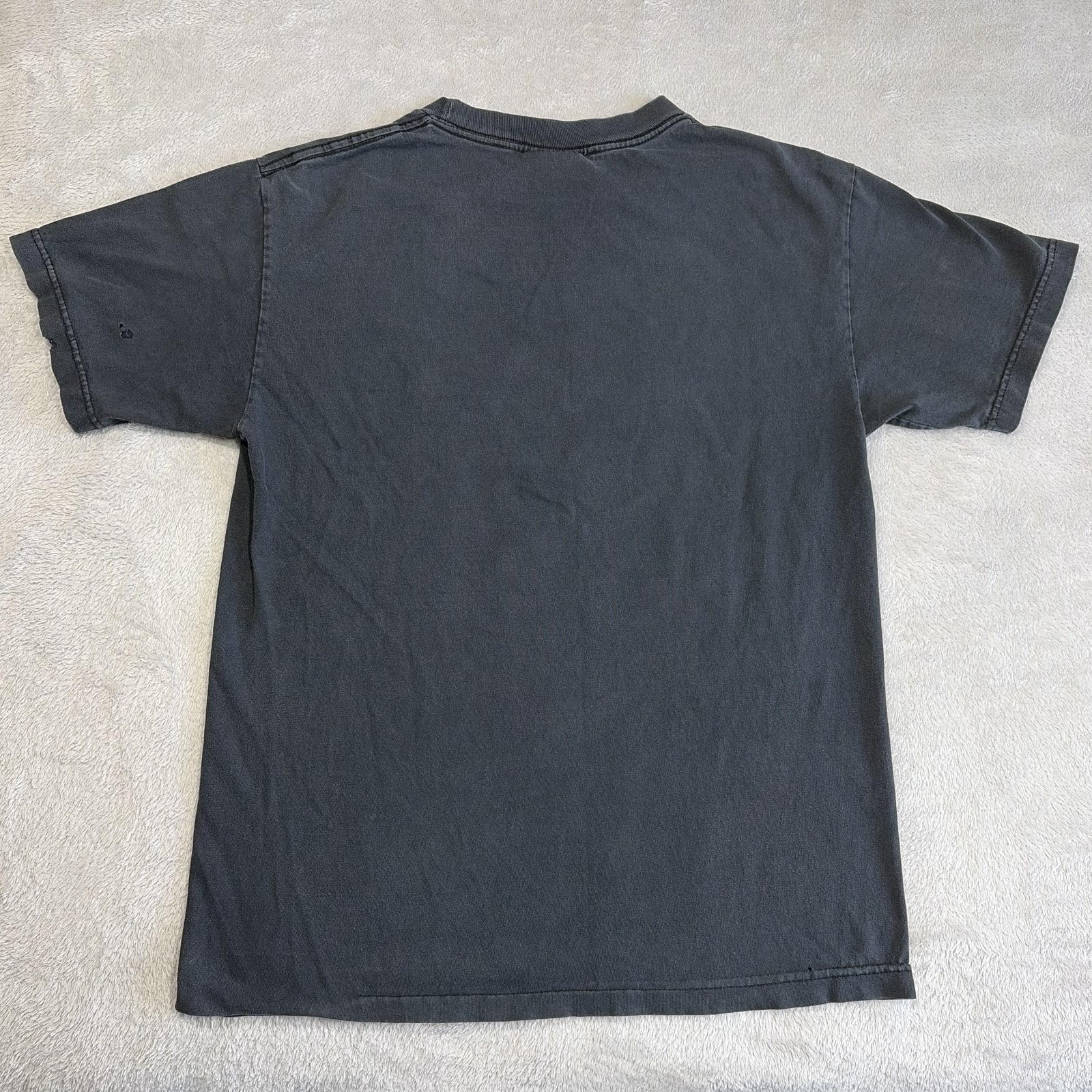 Miami Ink Shirt Mens Medium Black Skeleton Grim Reaper Gothic Tattoo Grunge Y2K gallery