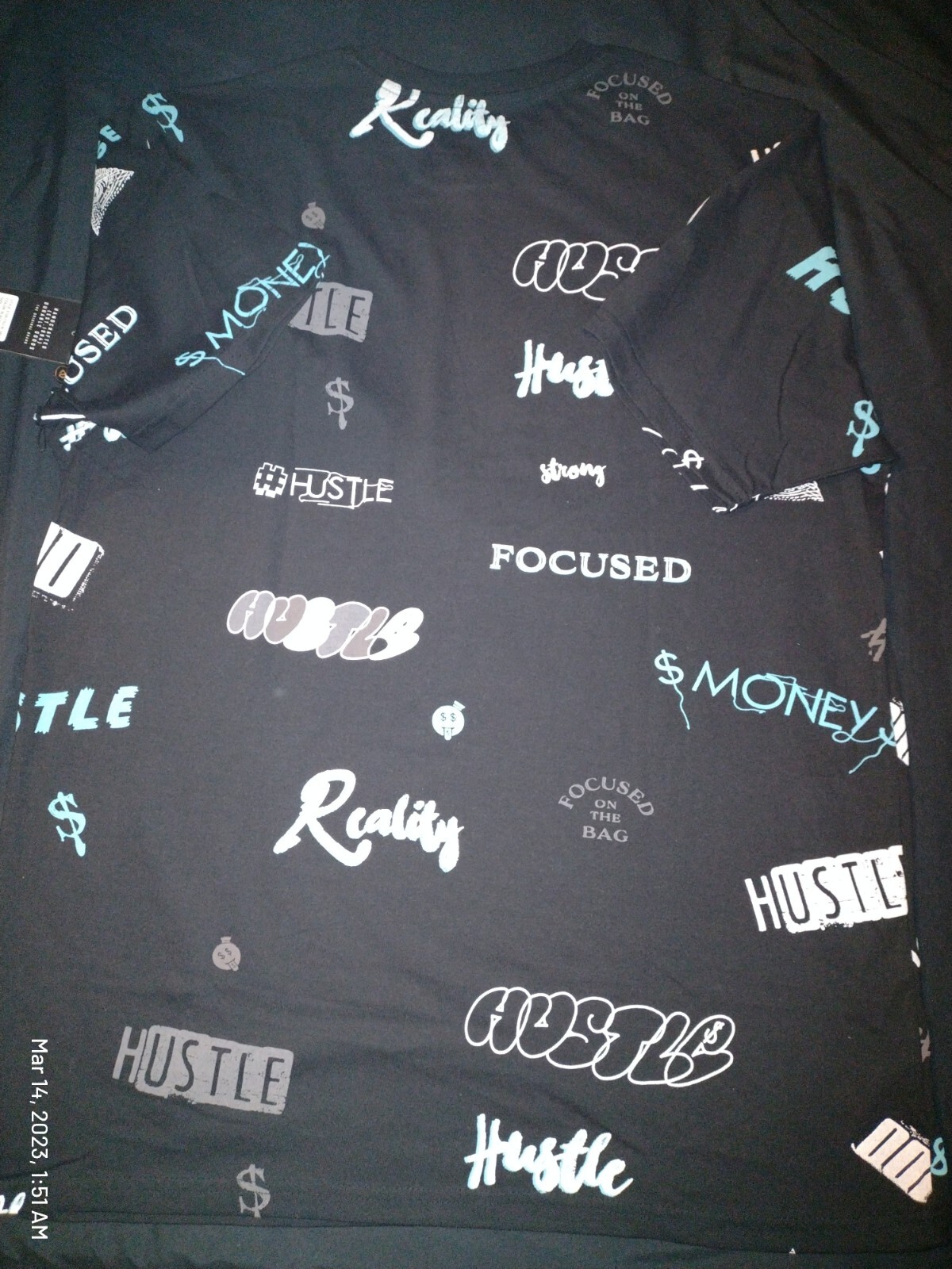 Encrypted NYC Hustler T Shirt Men's Big And Tall graphic tee 5xl gallery