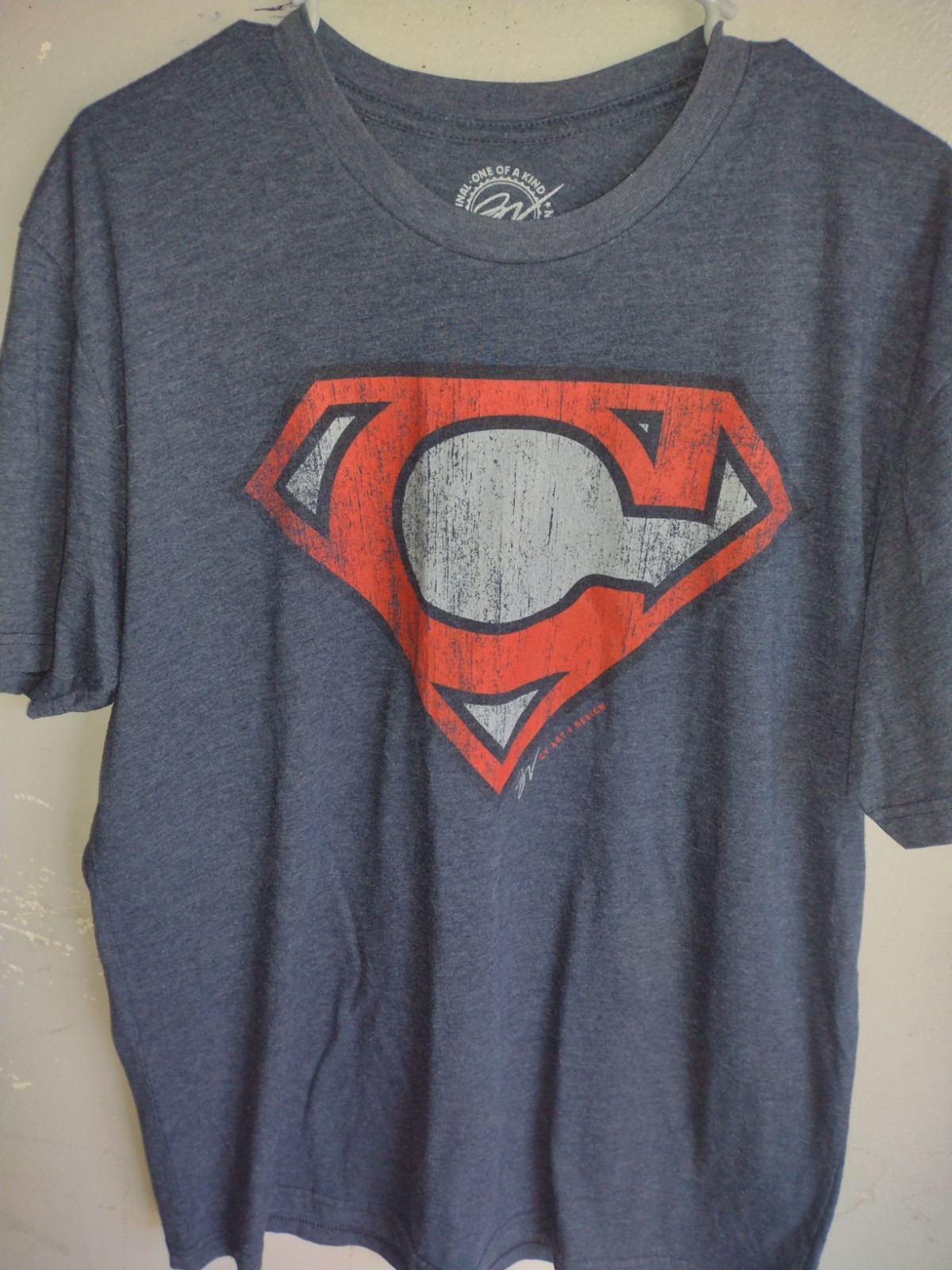 Superman,Born in Cleveland, Men's xlg T-shirt w NEW good/evil Figures,Cards gallery