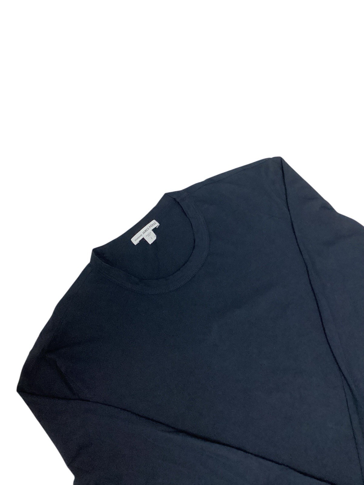 James Perse T-Shirt Crew Neck Long Sleeve 100% Combed Cotton Minimalist Size S gallery