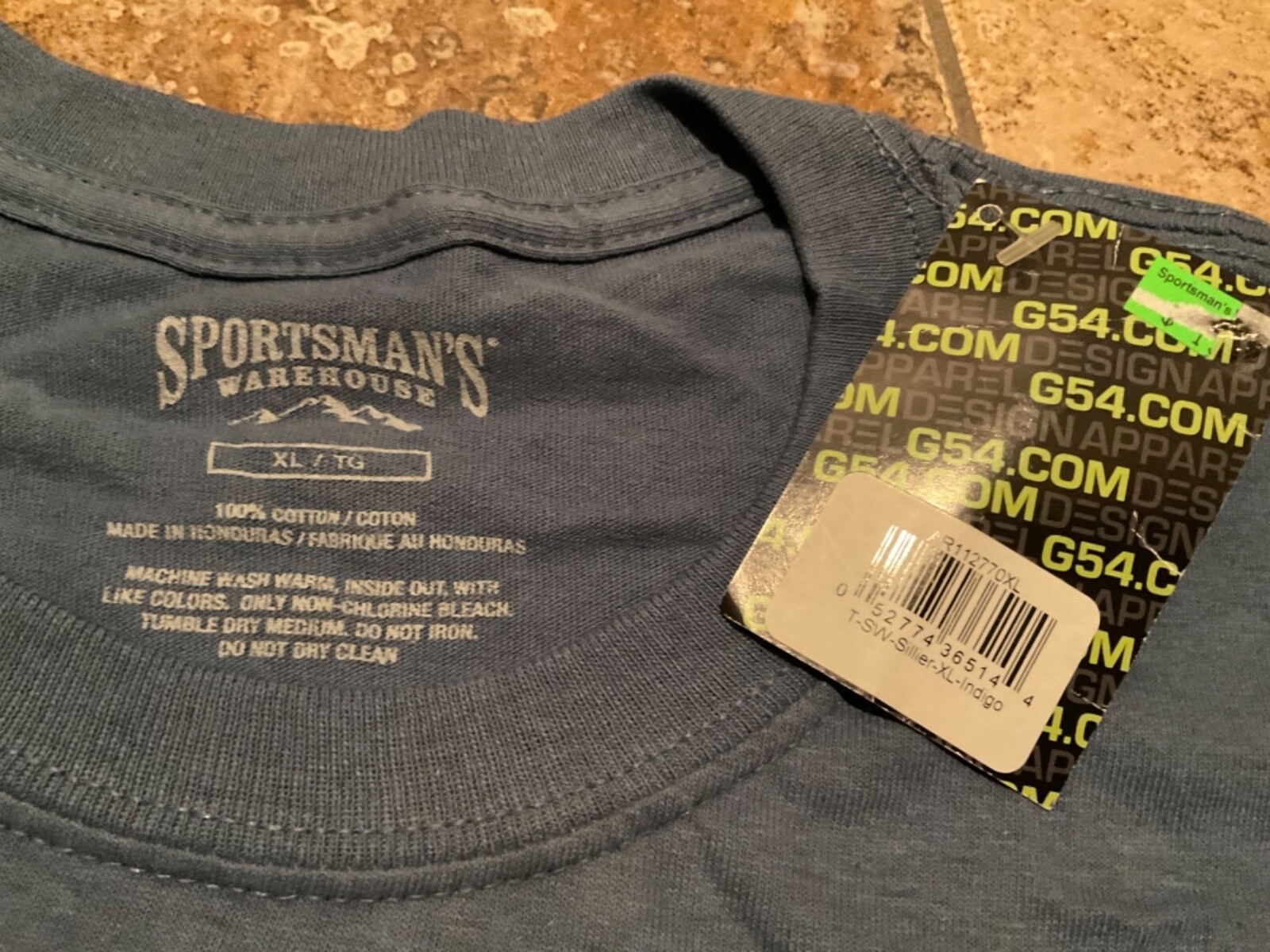 SPORTSMAN'S WAREHOUSE ELK GRAPHIC T-SHIRT ( MENS XL ) BLUE NWT gallery