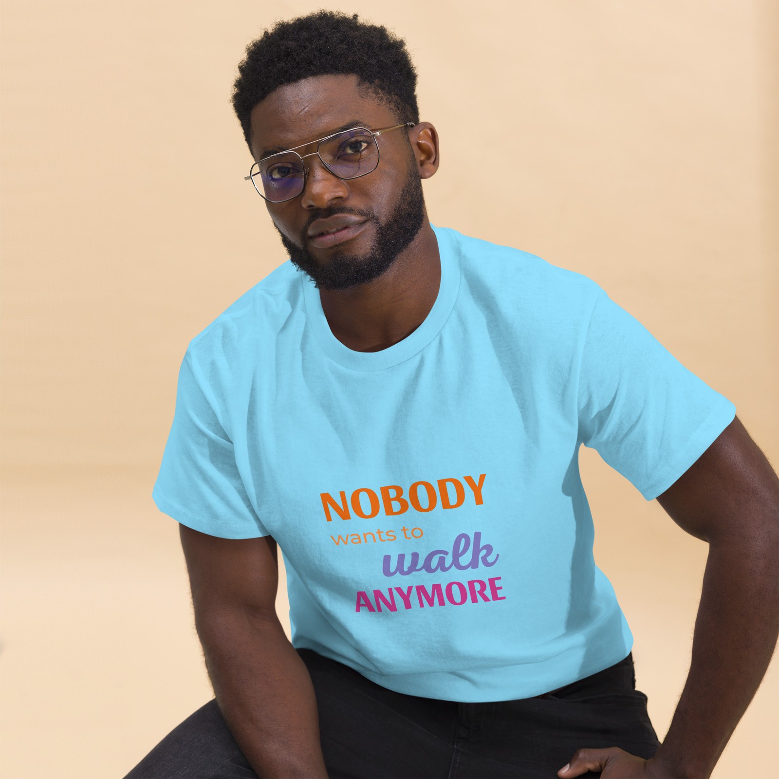 Nobody Wants to Walk Anymore - Color Cotton Tee gallery
