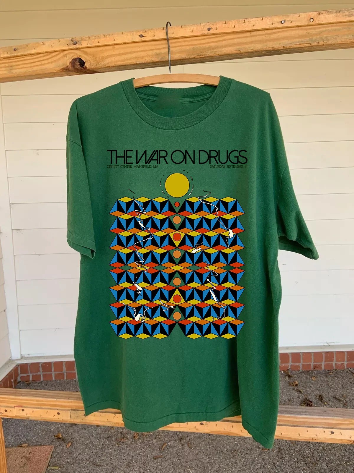 The War On Drugs Green Color Cotton T Shirt Full Size S-5XL BT1427