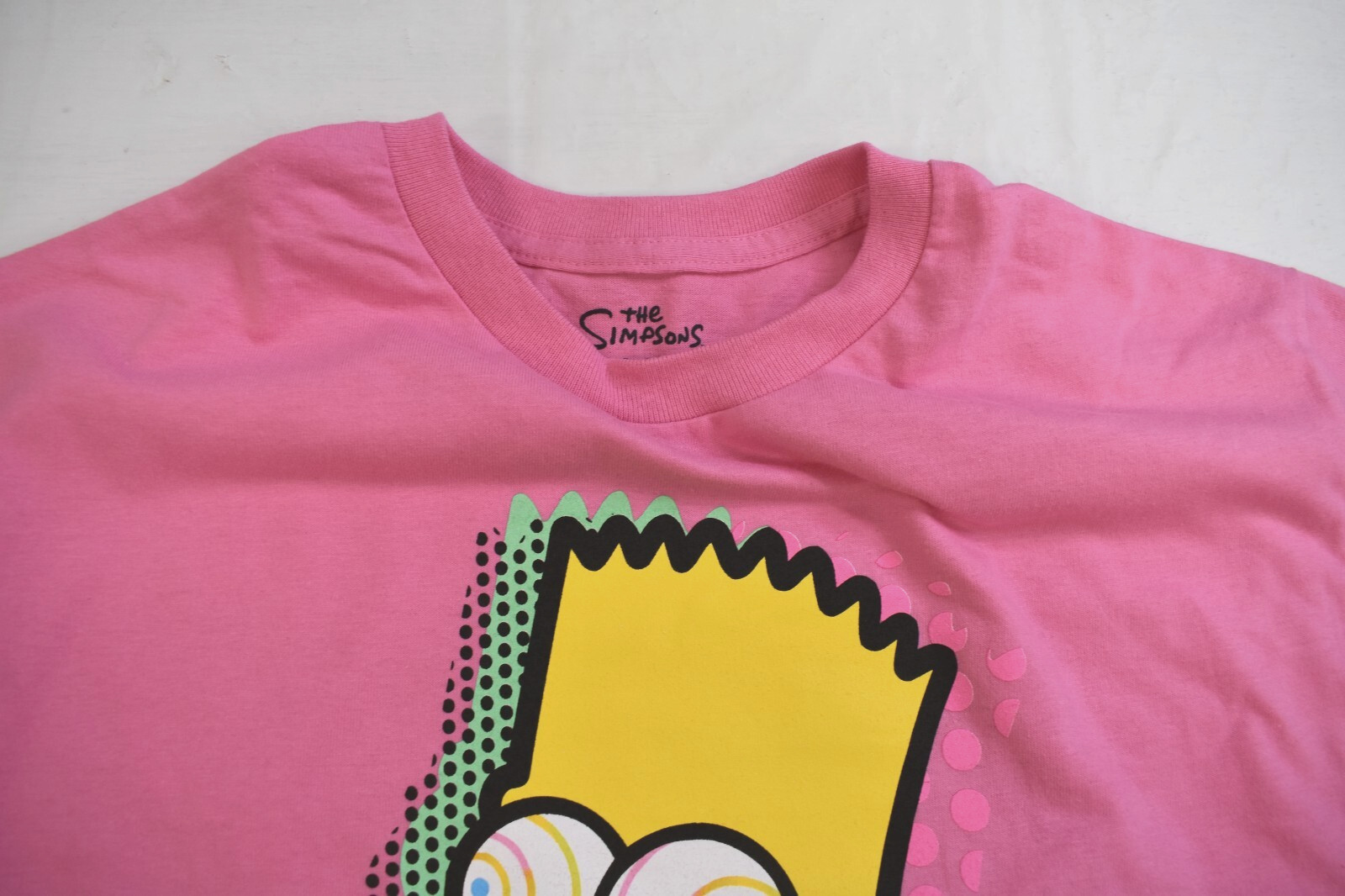 Neff x The Simpsons Mens Bart All Syrup Super Squishee Pink Shirt New M, L, XL gallery