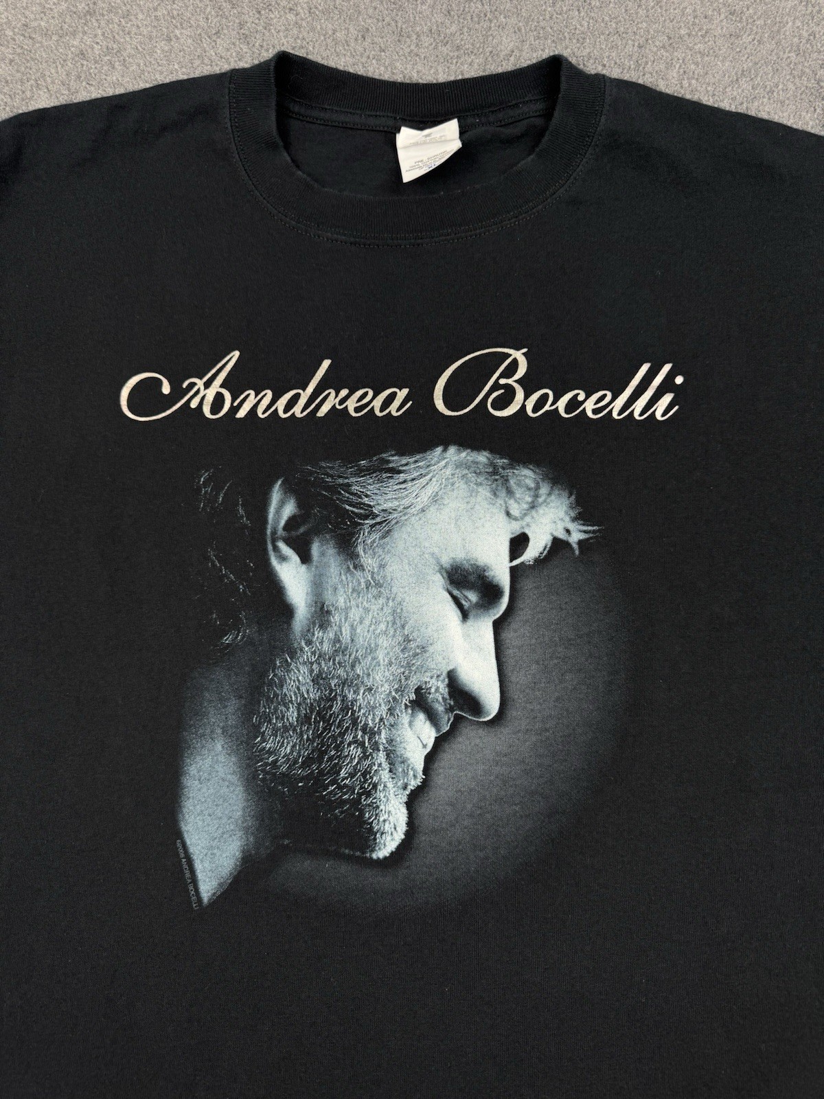 Vintage Andrea Bocelli Shirt Mens XL Black Short Sleeve 2005 gallery