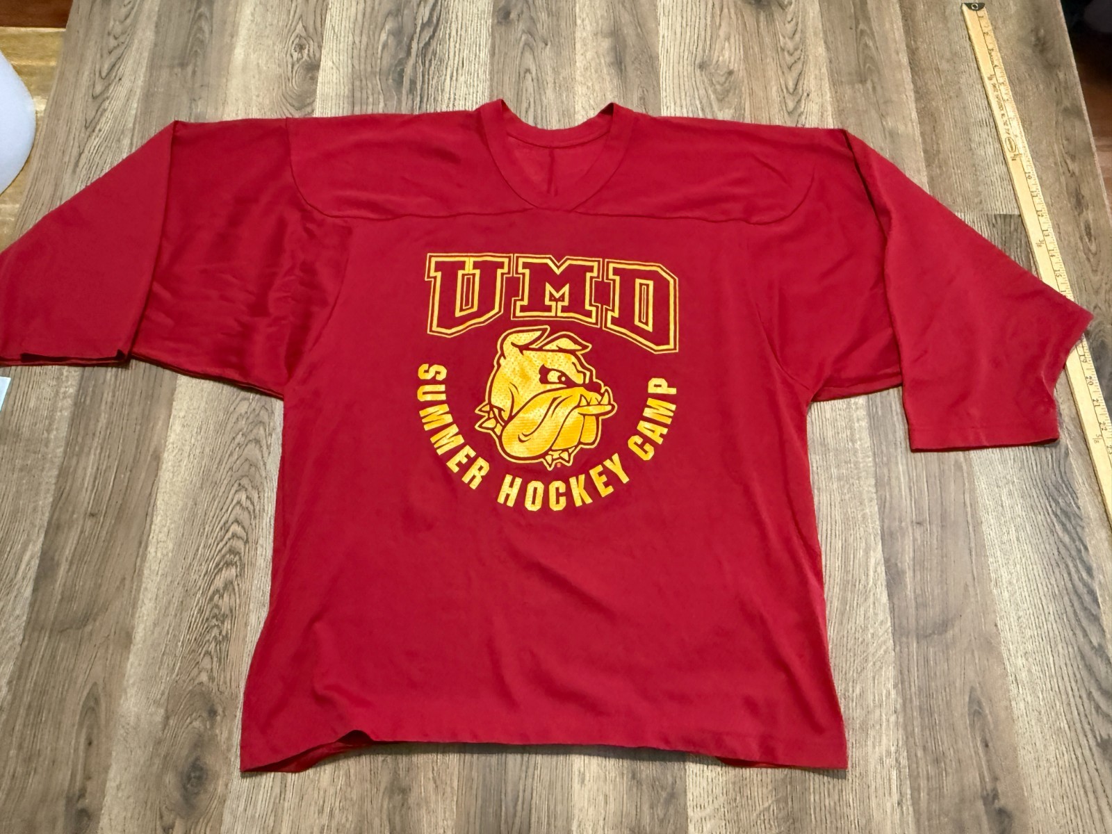 CCM Jersey Men’s Size Medium Red Gold UMD Summer Hockey Camp