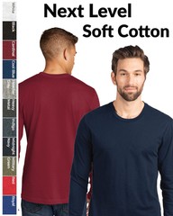 Next Level Men’s Premium Fitted Long Sleeve Tee